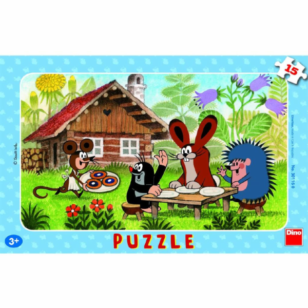 Dino Puzzle Krtek na návštěvě