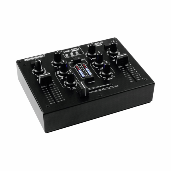 Omnitronic PM-211P, 2-kanálový mixážní pult s MP3 přehráv...