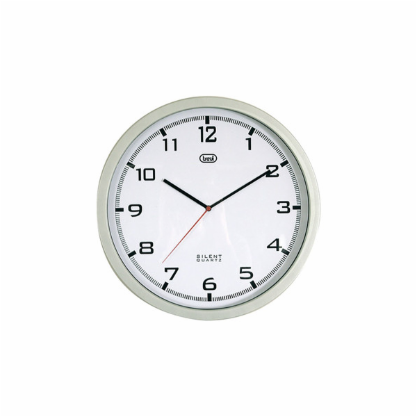 TREVI OM 3310/silver Nástěnné hodiny 35cm