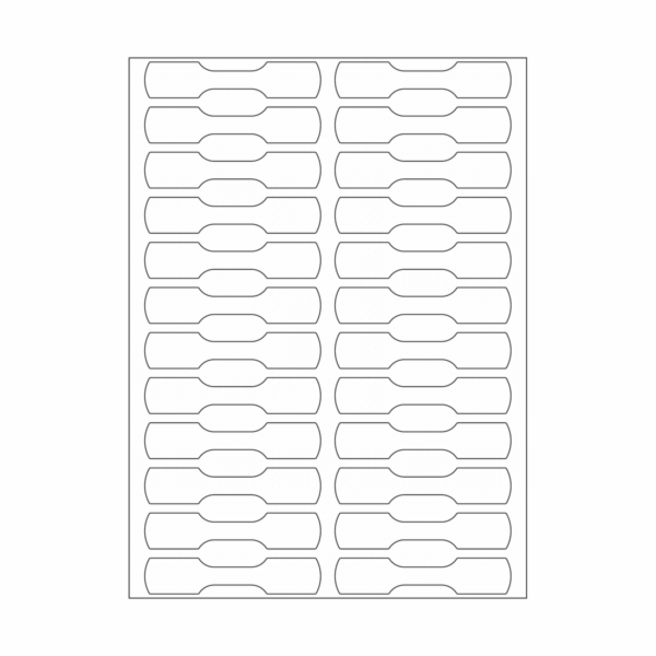 Herma Jewellery Labels     10x49 25 listu 111x170 600ks  ...