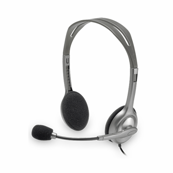Logitech H 110 Stereo Headset silver retail