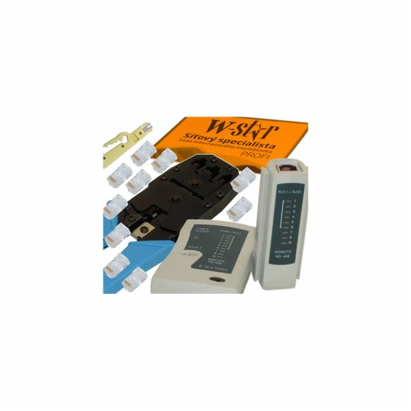 W-Star Sada nářadí pro síťaře WS193, tester UTP, kleště R...