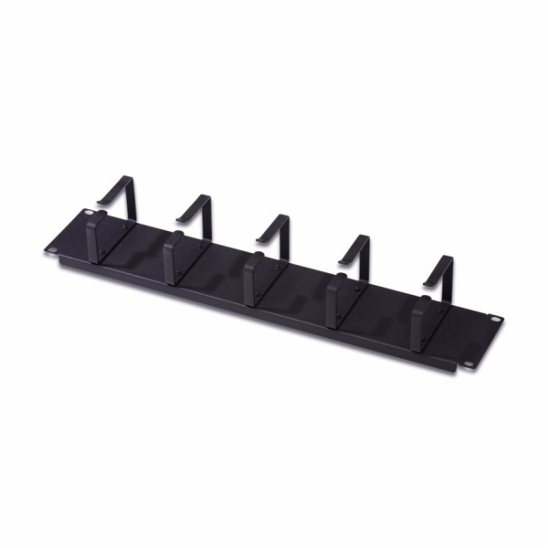 Digitus 19" vyvazovací panel 2U 5 úchytek, černý