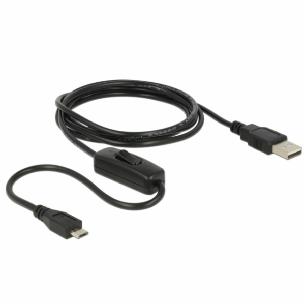 Delock nabíjecí kabel USB 2.0 Type-A samec > USB 2.0 Micr...