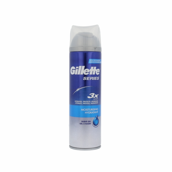 Gillette Series Moisturising Gel na holení, 200 ml