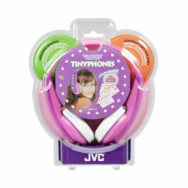 Sluchátka JVC HA-KD 5 P-E růžová