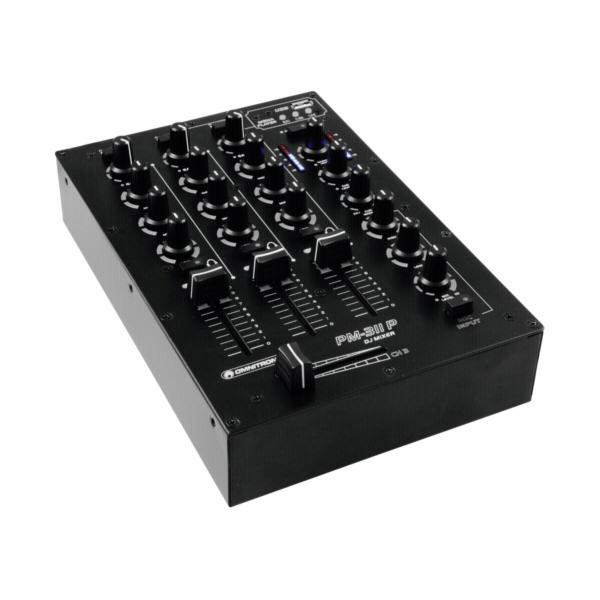 Omnitronic PM-311P, 3-kanálový mixážní pult s MP3 přehráv...