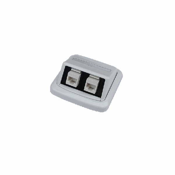 OPTIX UTP dvojzásuvka ABB TANGO 2xRJ45 cat.5e