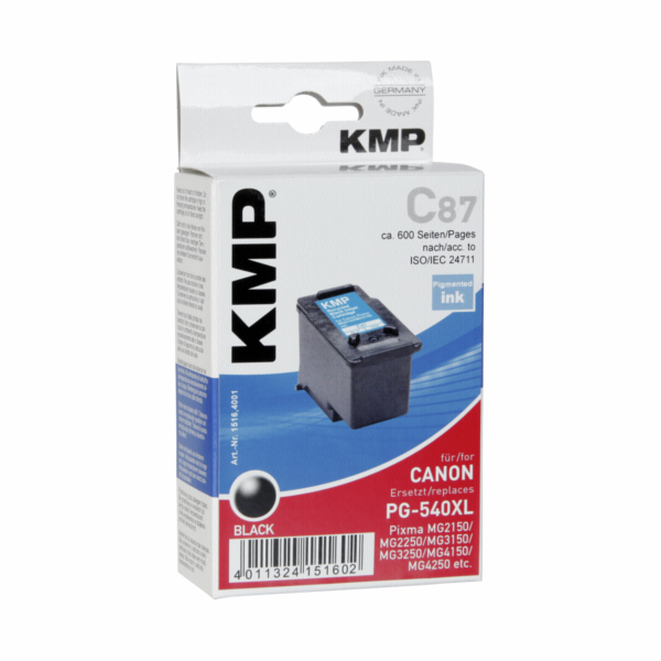 KMP C87 cartridge cerna kompatibilni s Canon PG-540 XL