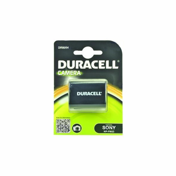 DURACELL Baterie - DR9954 pro Sony NP-WF50, černá, 900 mA...