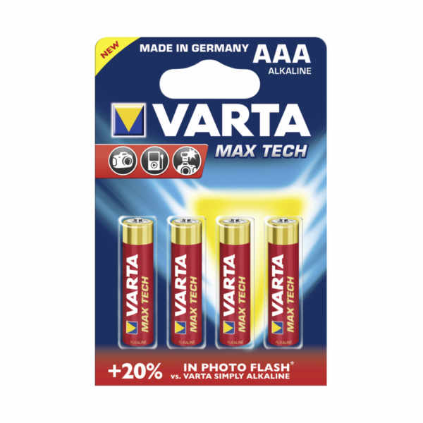 50x4 Varta Max Tech Micro AAA LR 03              PU maste...