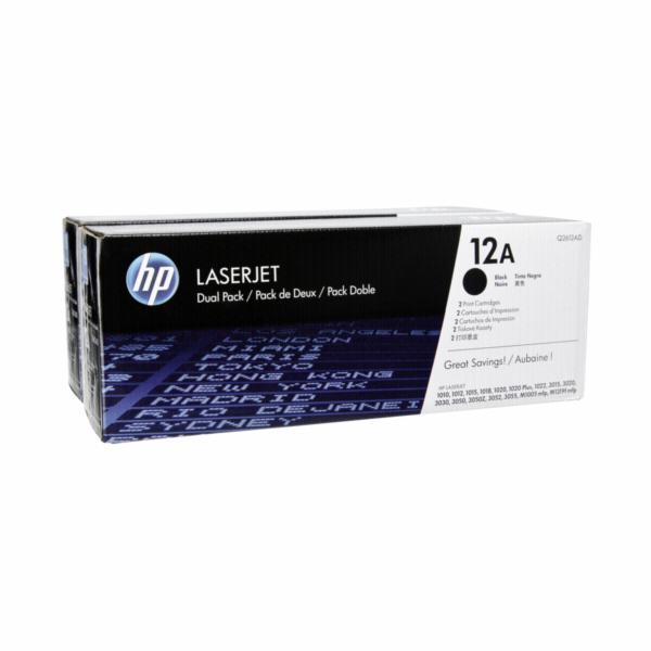 Černý toner HP 12A (Q2612AD)