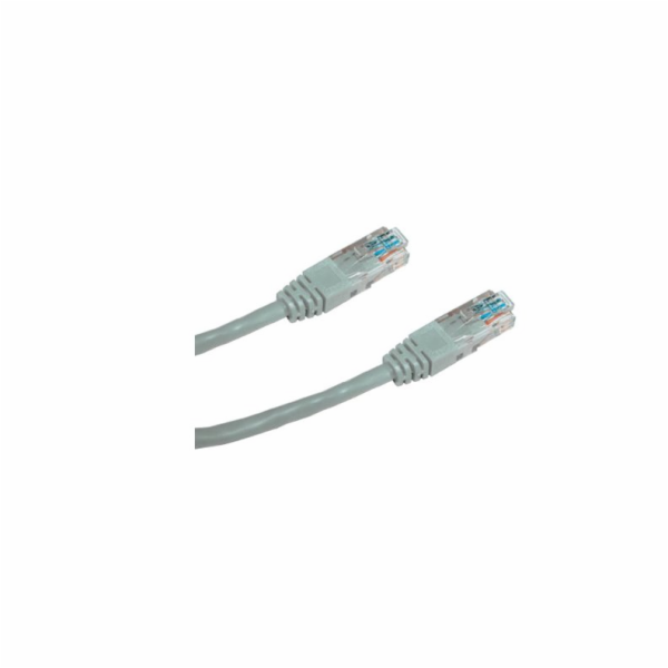 DATACOM UTP C5e Patchkabel 1m šedý - křížený