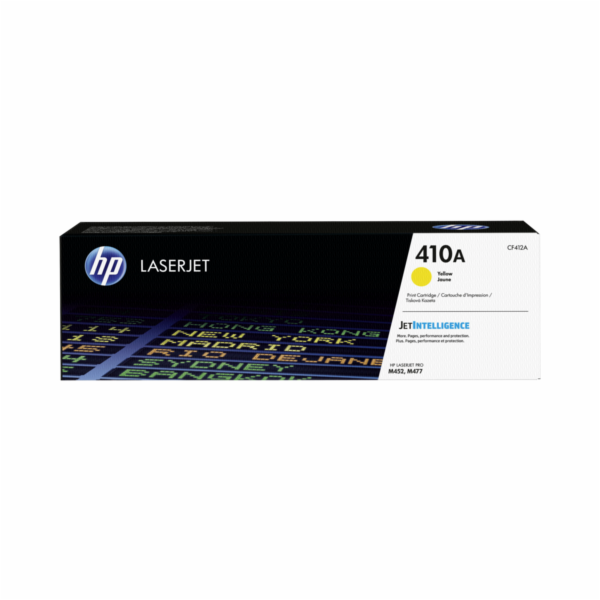 HP toner CF 412 A zluta c. 410 A