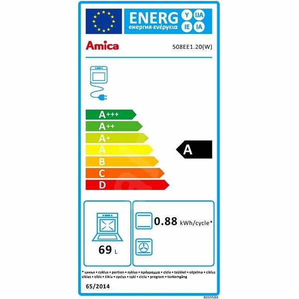 Amica SHE 5841 W Elektrický sporák