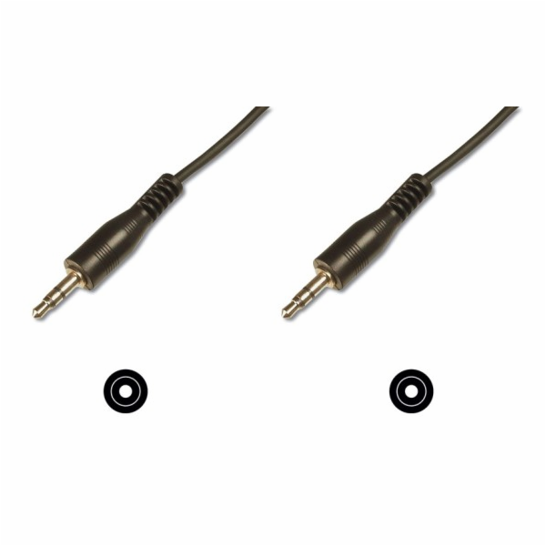Digitus Audio propojovací kabel, stereo 3,5 mm 2,50 m, CC...