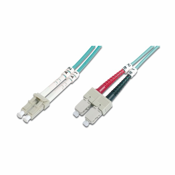 Digitus Fiber Optic Patch Cable, LC to SC, Multimode 50/1...