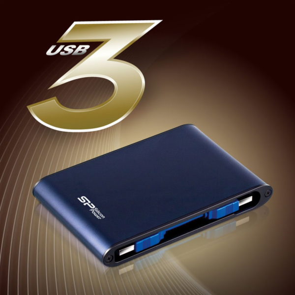 Silicon Power Armor A80 1TB, USB3.0, SP010TBPHDA80S3B modrá