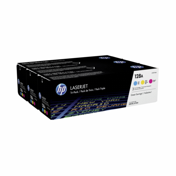 HP toner Multi Pack CF 371 AM C/M/Y No. 128 A