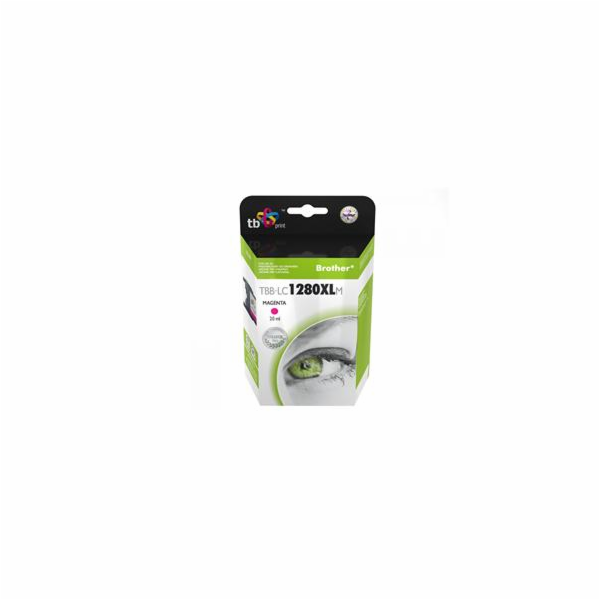 Ink. kazeta TB kompat. s Brother LC 1280XLM 100%N