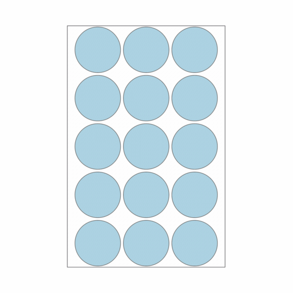 Herma Adhesive Labels round 32 32listu 111x170 480ks modr...