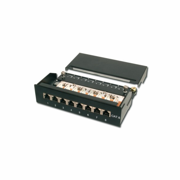 Patch panel 8 port Cat. 6 STP desktop