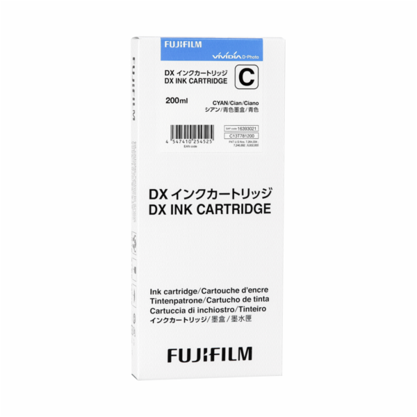 Fujifilm DX Ink Cartridge 200 ml modra