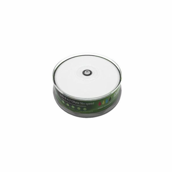 DVD-R MediaRange 4,7GB 16x printable , SPINDL (25pack)