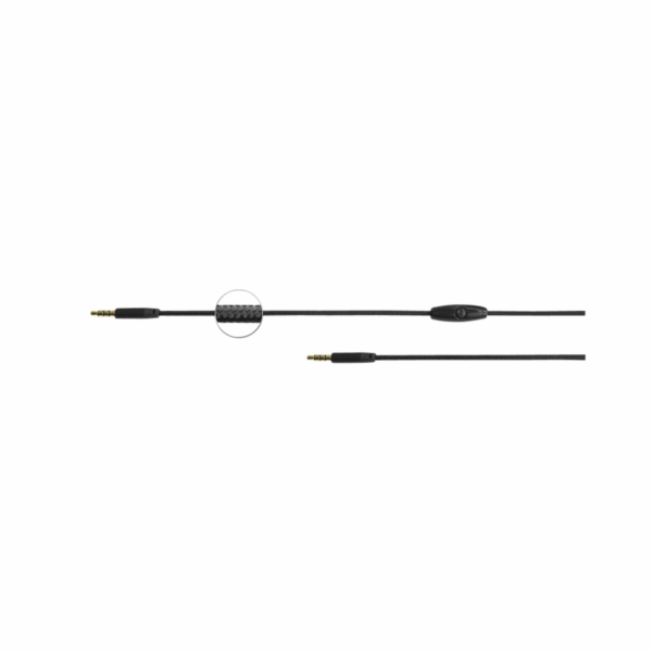 FANTEC SHP-3  bílá/cerná stereo sluchátka s mikrofonem, A