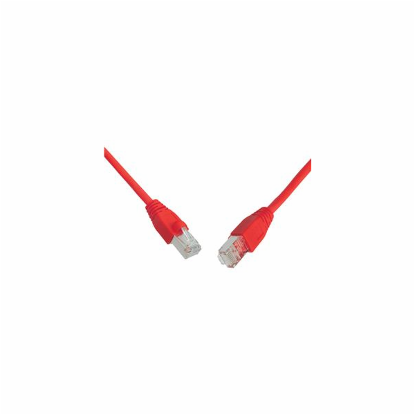 SOLARIX patch kabel CAT6 SFTP PVC 10m červený