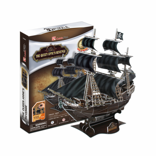 CubicFun - Puzzle 3D The Queen Anne s Revenge - 155 dílků
