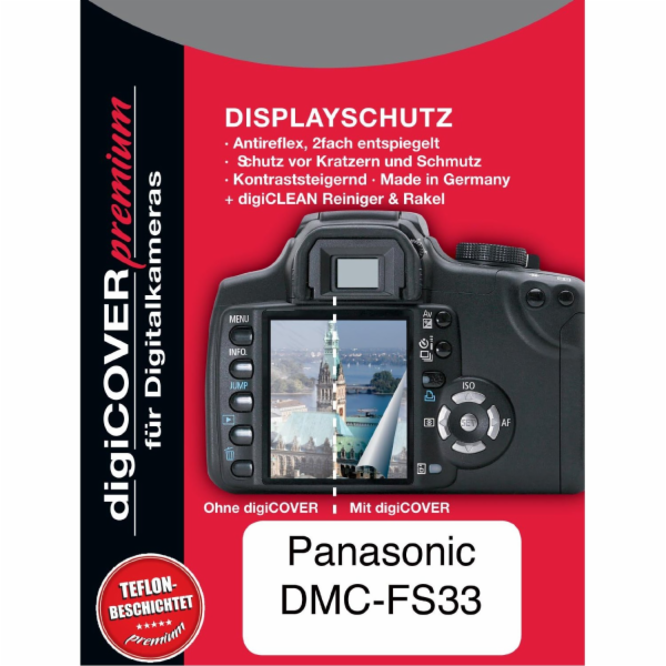 Ochranná folie pro Panasonic DMC-FS33