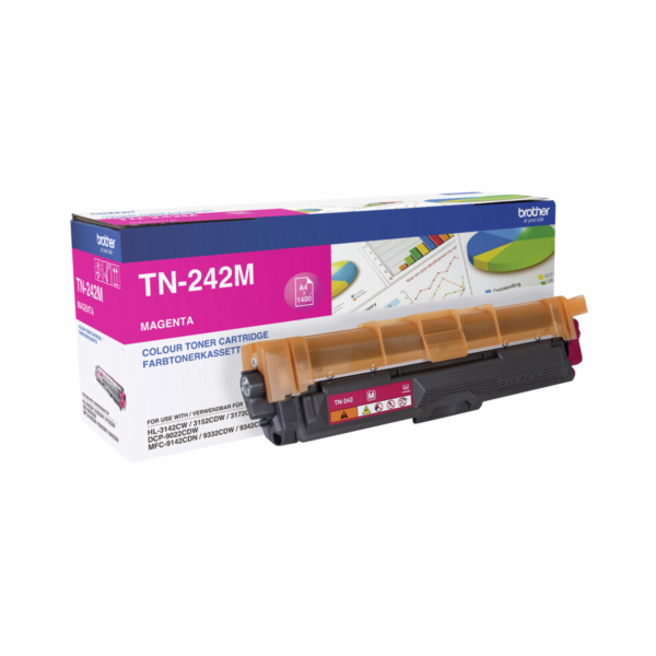 Brother TN-242 M toner cervena