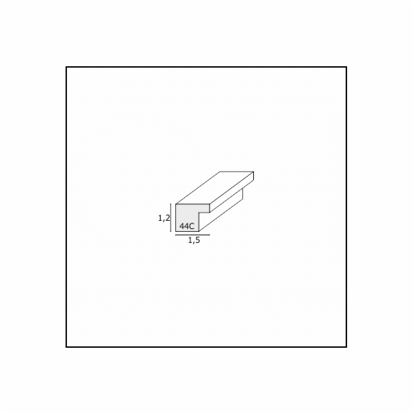 Deknudt S44CH4             40x50 drevo tmave hneda