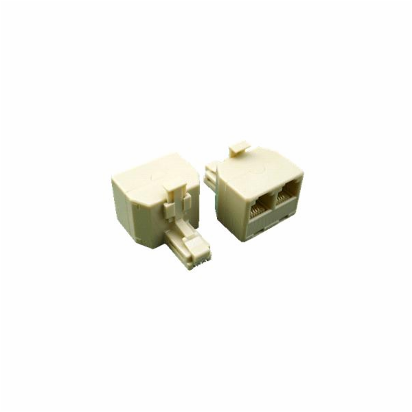 DATACOM Rozdvojka RJ11 6p4c Cat3 (2xFemale,1xMale)