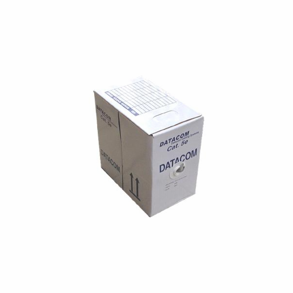 DATACOM kabel licna C5E UTP PVC 305m box šedý