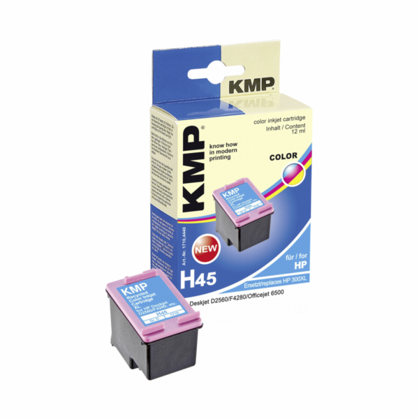 KMP H45 cartridge barevna komp. s HP CC 644 EE c. 300XL