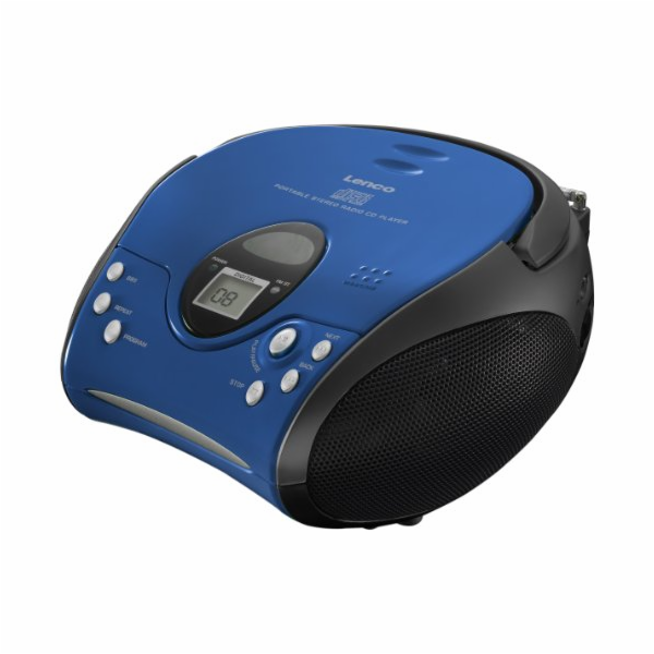 Rádio Lenco SCD-24 modré-černé