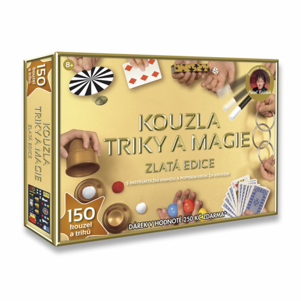 Škola kouzel - Kouzla, triky a magie - Zlatá edice 150 tr...