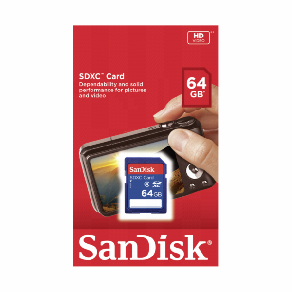 Paměťová karta SanDisk SDXC 64GB (SDSDB-064G-B35)