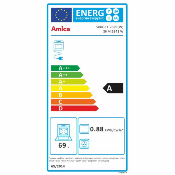 Amica 58GE1.23PF(W)