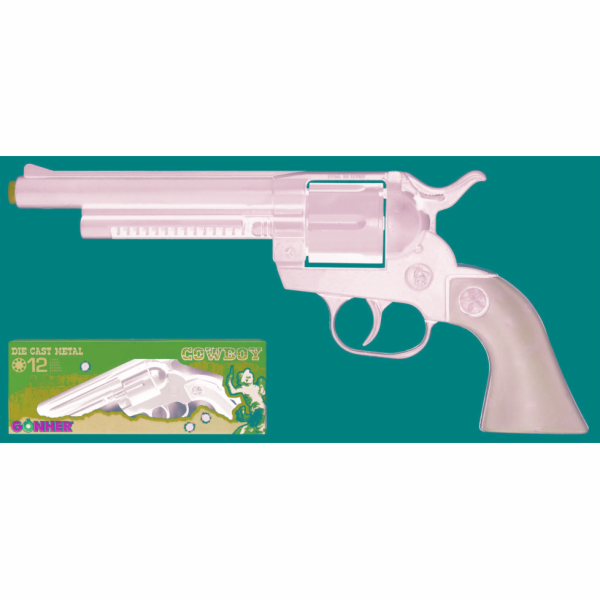 Pulio Kovový kovbojský revolver Goher