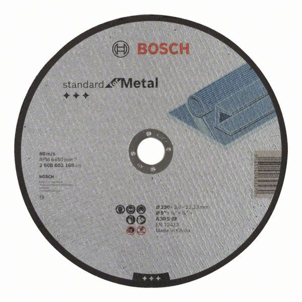 Bosch  Standard for Metal, O 230mm řezací kotouč