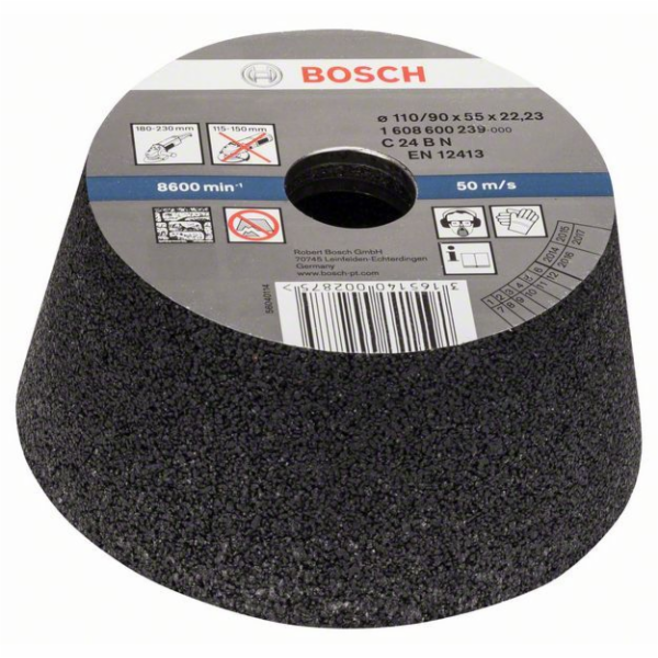 Hrnkový kotouč Bosch kuželový, na kámen / beton, O 110 mm...