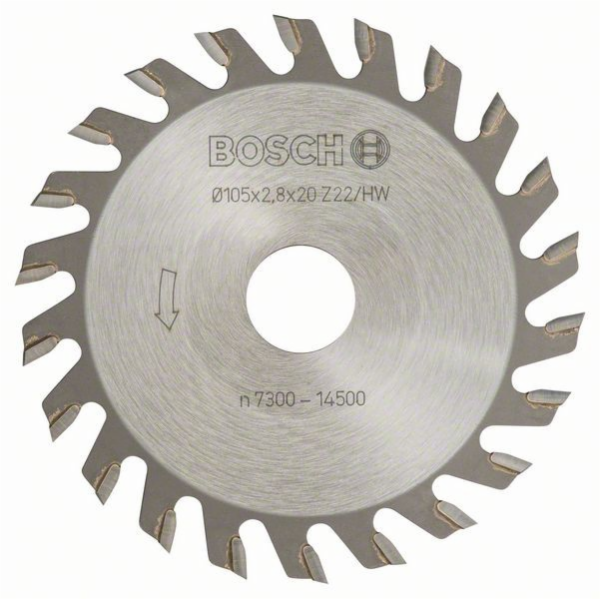 Bosch O 105mm x 20mm, 22Z Fréza na drážky