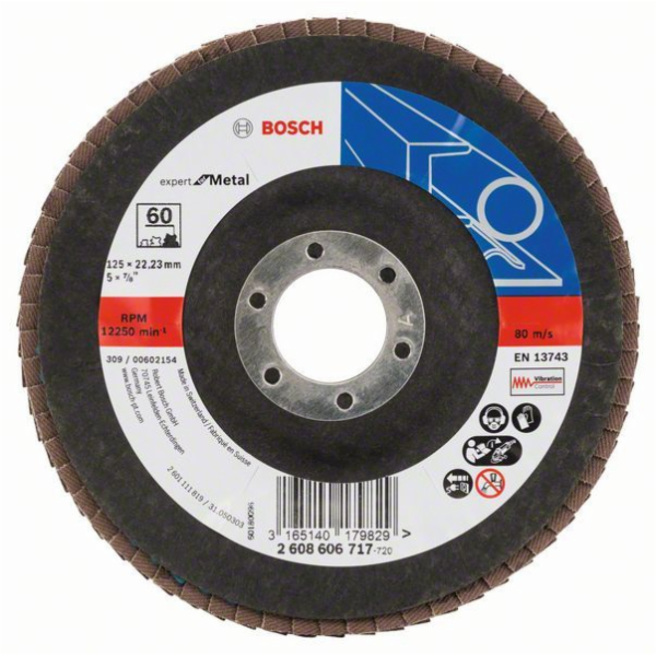 Bosch lamelový kotouč X551 Expert na kov, O 125mm, K60
