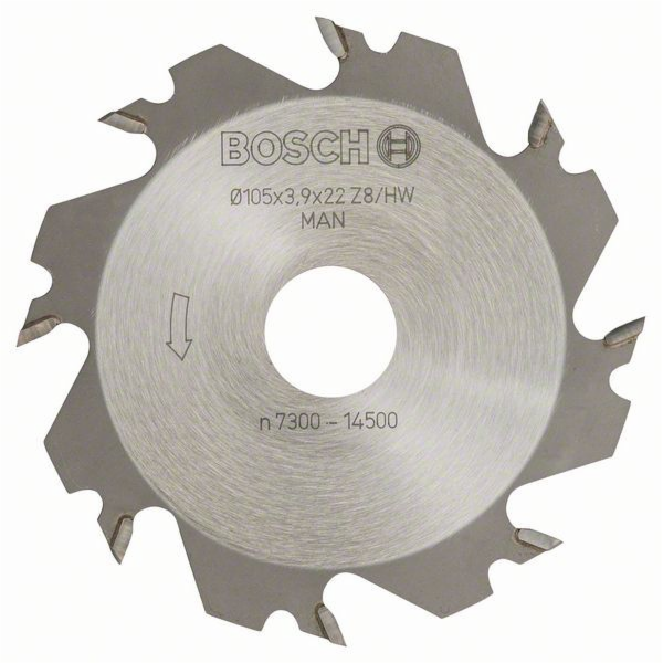 Fréza na drážky Bosch O 105 mm x 22 mm, 8T