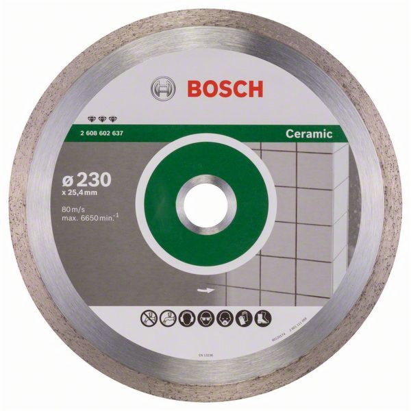 Diamantový řezný kotouč Bosch Best for Ceramic, O 230 mm