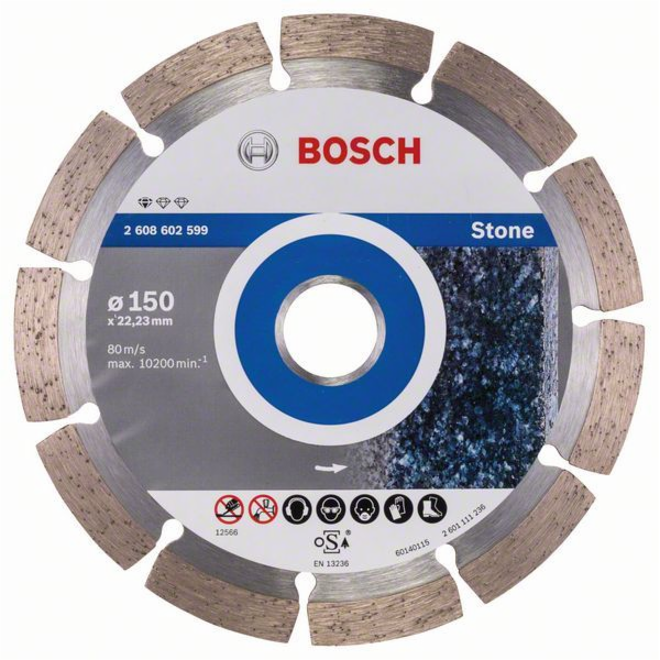 Bosch diamantový delící kotouc 150x22,23 Standard For Stone
