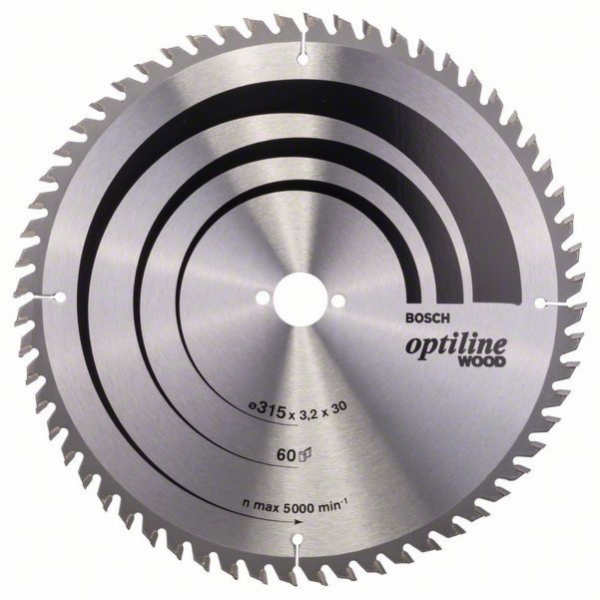 Pilový kotouč Bosch Optiline Wood, O 315mm, 60Z